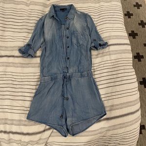 Chambray romper